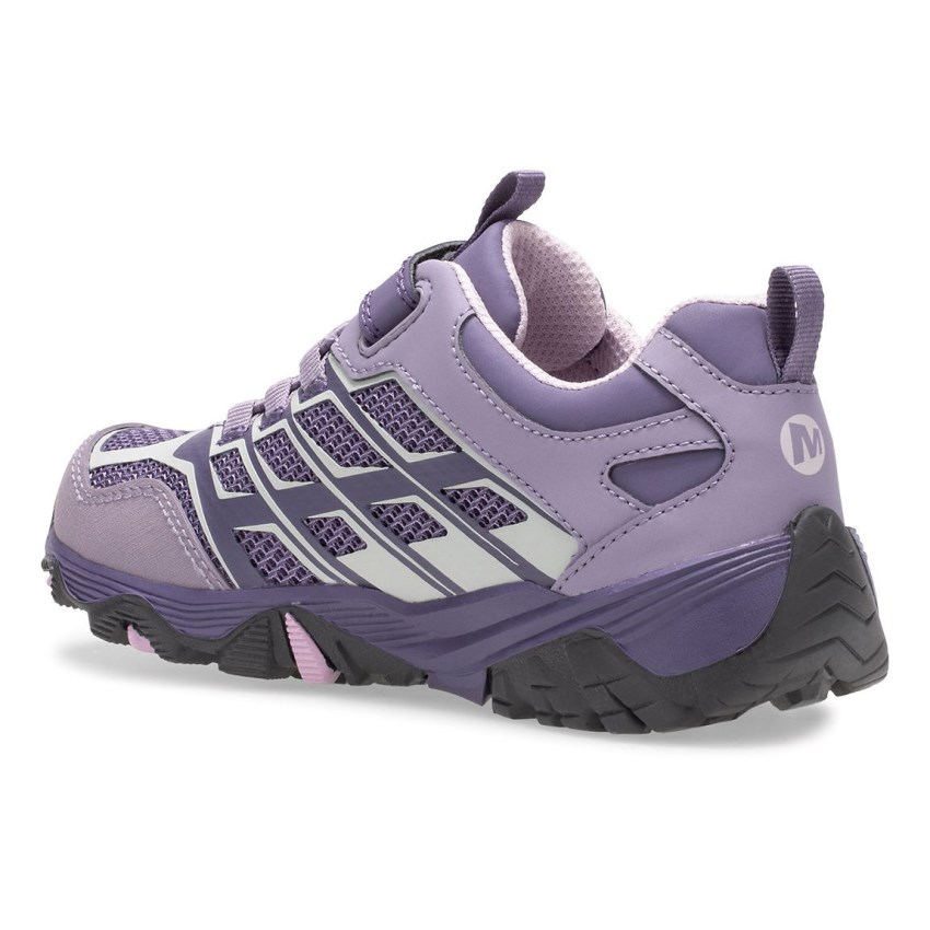 Basket Merrell Moab FST Low A/C Waterproof Lavande Enfant | D.Q.ZHFA